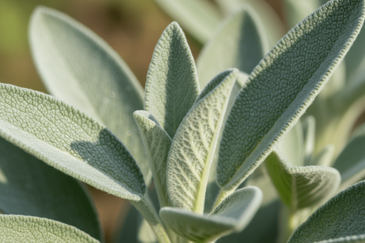 Sage (Salvia officinalis) seed starter kit contents: premium non-GMO seeds, nutrient-rich loose potting soil, and recyclable planter with humidity lid by Seeds In A Cup - Made in USA.